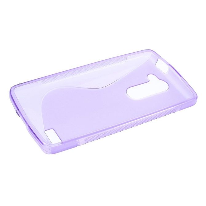 TPU gel ovitek S-Line za LG L Bello - vijoličen 3