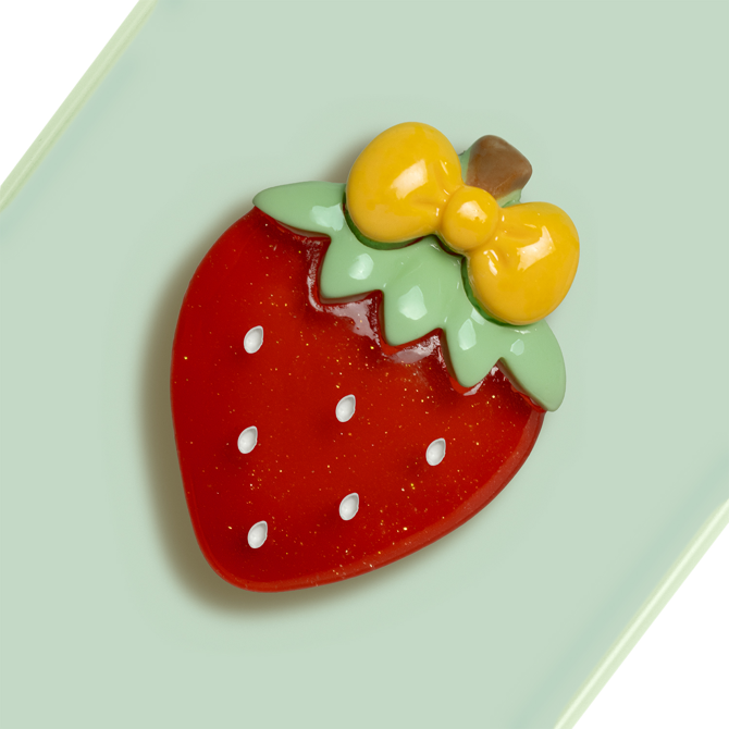 Ovitki za telefon Onasi Tutti Frutti 2v1 za Samsung Galaxy A36, dvoslojna zaščita, TPU+PC, frosted efekt, 3D sadni motiv, zelen 6