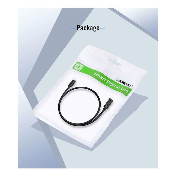 Ugreen podaljšek USB-C na USB-C 3.1 0.5m - polybag 2