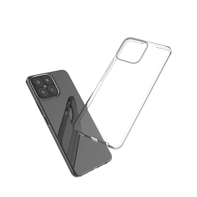 Ultra tanek silikonski ovitek za Honor X8 - prozoren 2