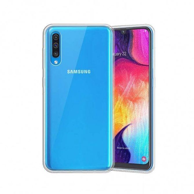 Ultra tanek silikonski ovitek za Samsung Galaxy A10 A105 - prozoren 2