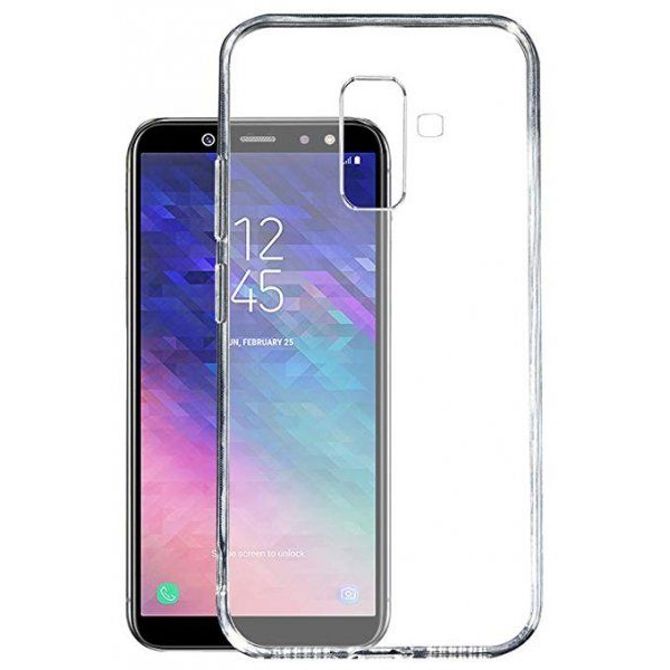 Ultra tanek silikonski ovitek za Samsung Galaxy A6 Plus 2018 A605 - prozoren 2