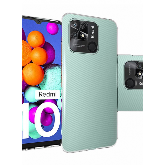 Ultra tanek silikonski ovitek za Xiaomi Redmi 10C - prozoren 2