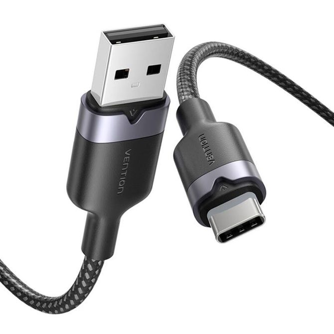 Kabel USB 2.0 A na USB-C 3A Vention CTNBF 1 M (črn) 2