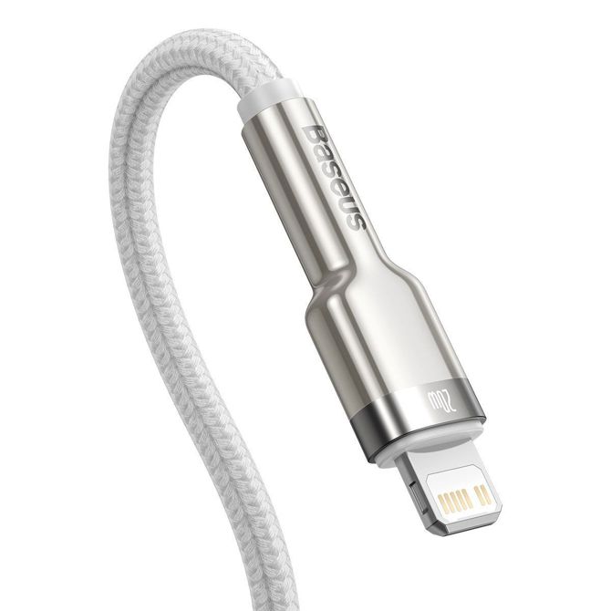 USB-C kabel za Lightning Baseus Cafule, PD, 20W, 1m (bel) 4