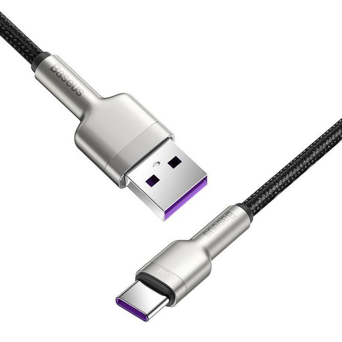 USB kabel za USB-C Baseus Cafule, 66W, 0,25m (črn) 4
