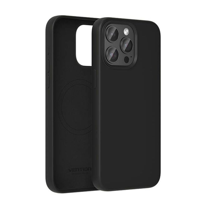 Silikonski ovitek Vention KUEB0-40 za iPhone 14 Pro Max (črn) 3