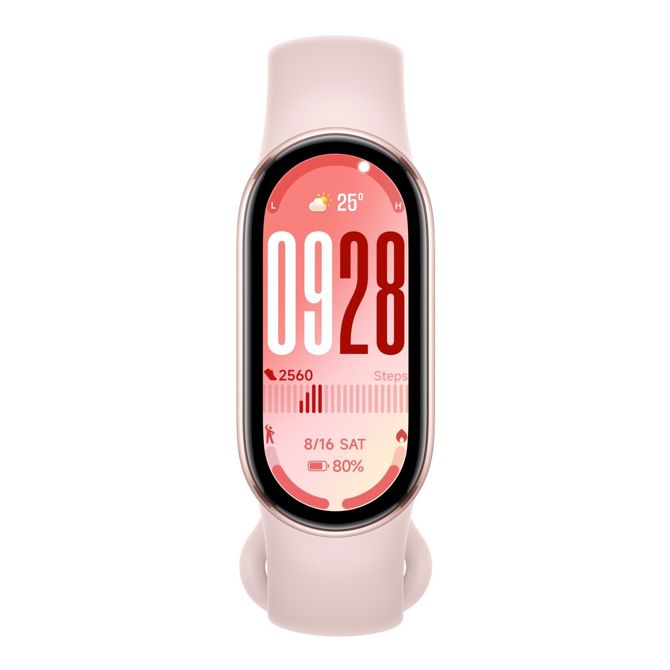 Xiaomi Smart Band 10 Mystic Rose | Pametna zapestnica | Bluetooth 5.4, 233 mAh, 1,72", 5 ATM, merilnik pospeška, giroskop, senzor PPG 2