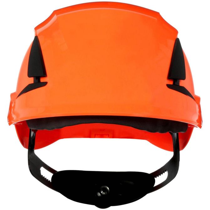 3M SecureFit varnostna čelada X5507V-CE oranžno odzračena CE 3M SecureFit X5507V-CE-4 zaščitna čelada EN 397   oranžna