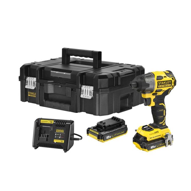 AKU BREZKRTAČNI VIJAČNIK TSTAK 18 V 2,0Ah Stanley FMC647D2T