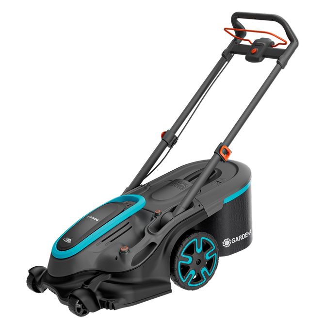 Akumulatorska kosilnica Gardena PowerMax Duo 46/36V P4A, 2 x 18 V, 2 x Li-Ion baterija 4,0 Ah, črno-siva