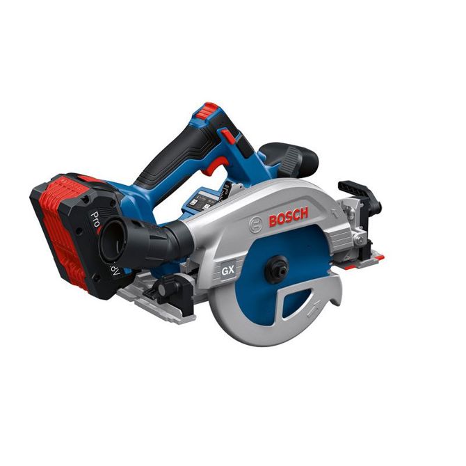 Akumulatorska krožna žaga Bosch GKS 18V-57-2 GX Professional Solo , 18V, brez baterije in polnilca, modra/črna