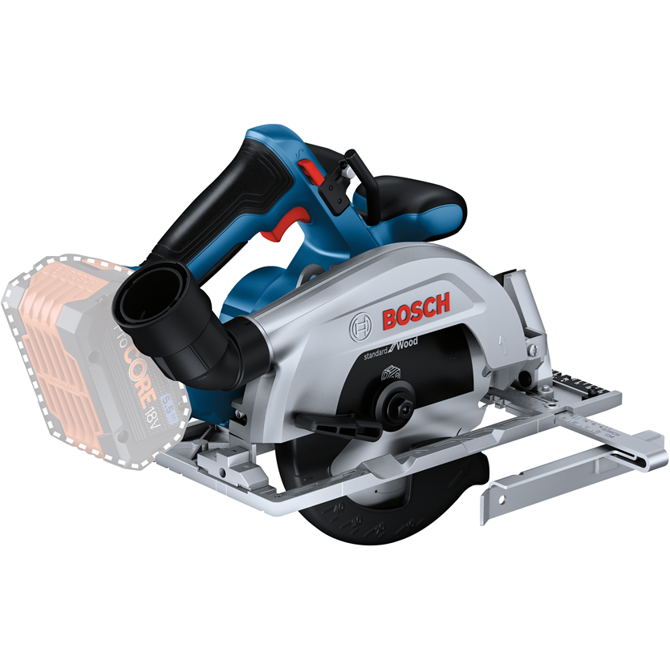 Akumulatorska krožna žaga Bosch GKS 18V-57-2 Professional solo (modra/črna, brez baterije in polnilnika)