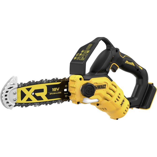 Akumulatorska žaga za obrezovanje DeWalt  DCMPS520N, 18 V (rumena/črna, brez baterije in polnilnika)