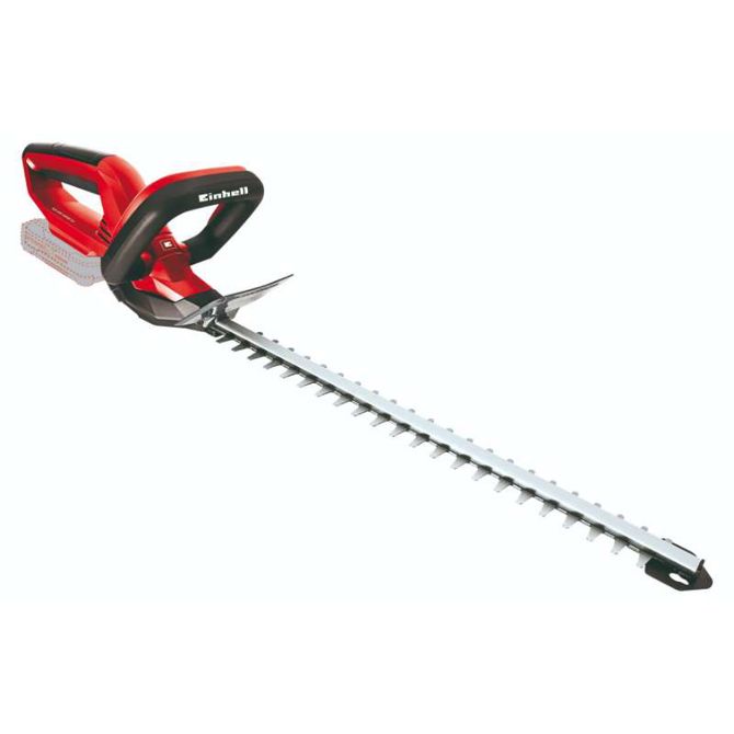 Akumulatorske škarje za živo mejo Einhell GE-CH 1846 Li-Solo, brez baterije in polnica, 18 V, dolžina 52 cm, razmik 15 mm , rdeča/črna