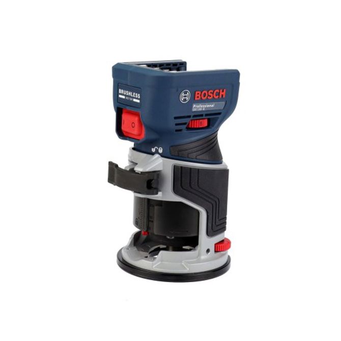 Akumulatorski robni rezkalni stroj Bosch GKF 18V-8 Professional Solo, 18 V, brez baterije in polnilca, modra/črna