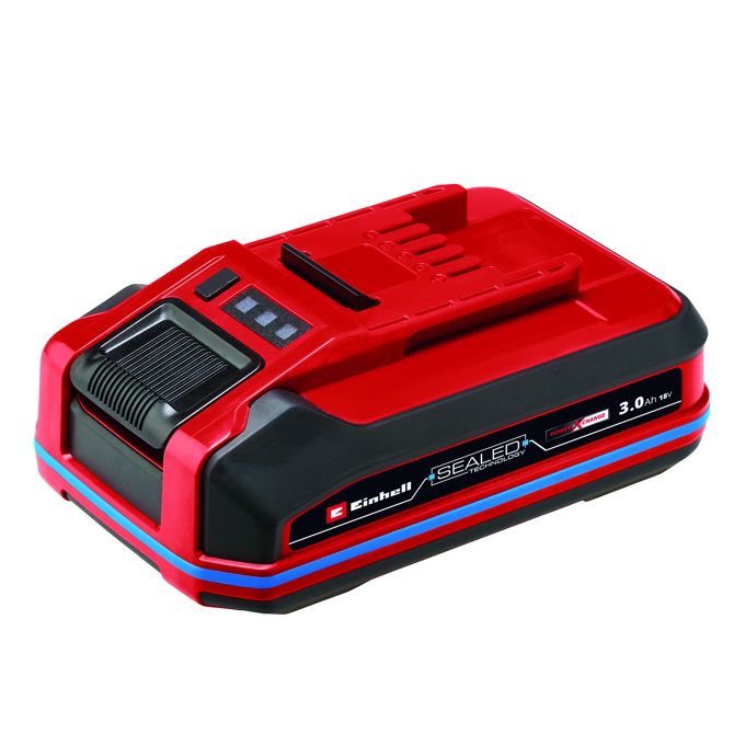 Baterija Einhell Power-X-Change Plus 18Volt 3,0Ah SEALED, IP57, vodotesna, rdeča/črna