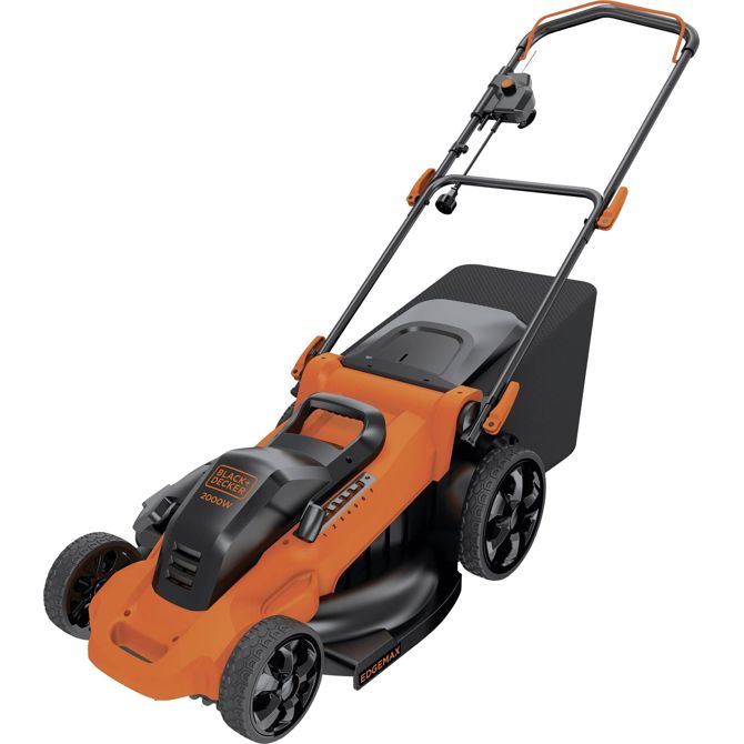Vrtne kosilnice Black & Decker  z nastavitvijo višine reza, mulčenje 2000 W  Širina reza (maks.) 48 cm