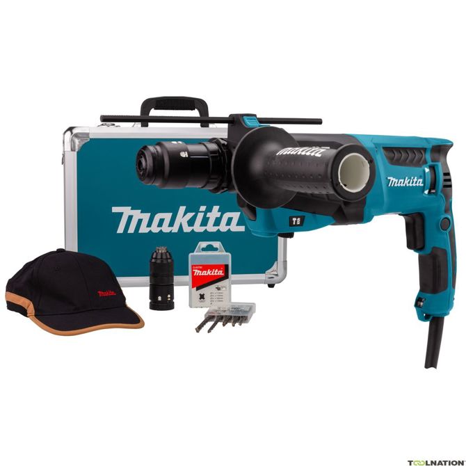 Električno vrtalno kladivo Makita HR2631FT13, 800 W
