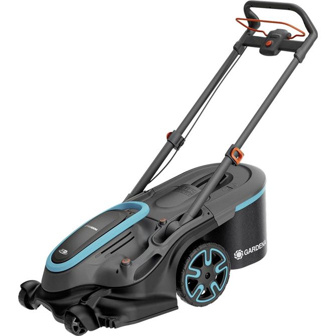 Akumulatorska kosilnica GARDENA PowerMax Duo 46/36V Solo    z vodilom za travo, z nastavitvijo višine reza  18 V Širina reza (maks.) 46 cm