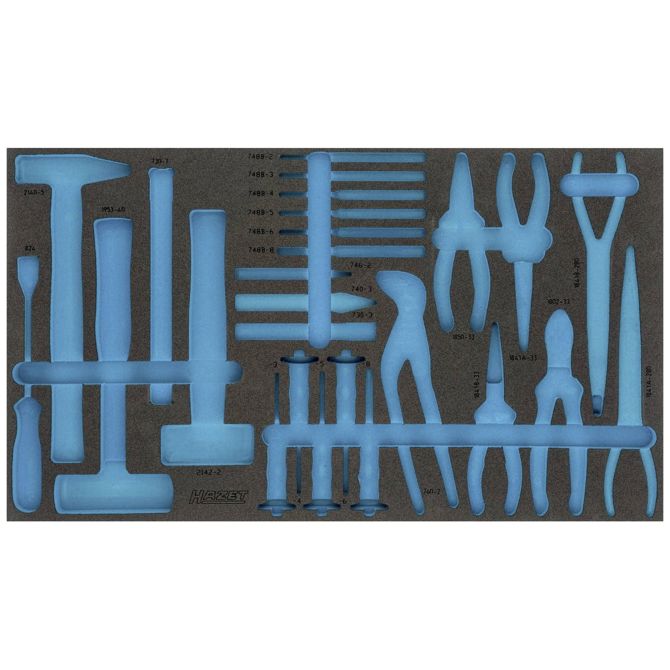 Hazet 163-479L 163-479L penasti vložki  (D x Š) 691 mm x 392 mm
