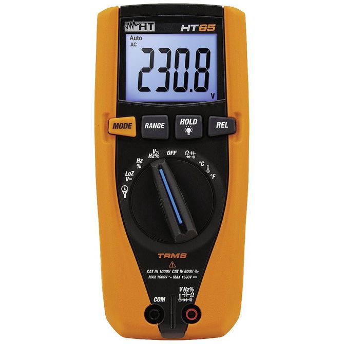 HT Instruments HT65 ročni multimeter  digitalni  CAT III 1000 V, CAT IV 600 V Prikaz (štetje): 4000
