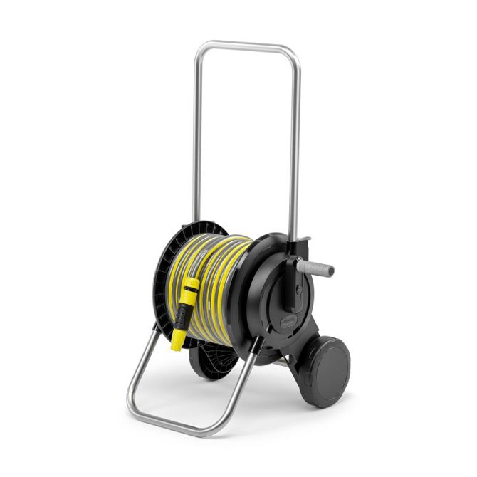 Voziček za cev Karcher  z 20-metrsko cevjo HT 2.20 Set 2.645-362.0, premer cevi 13 mm, zložljiv ročaj, črne barve