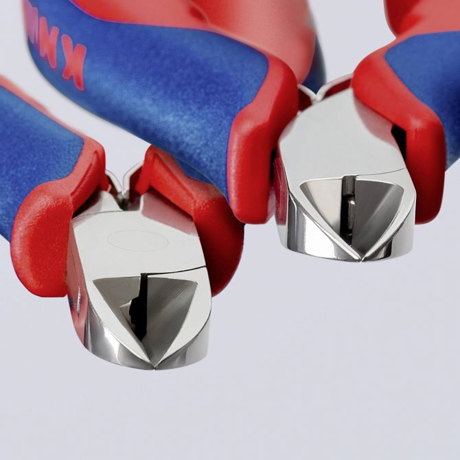 Klešče Knipex 77 02 115, večkomponentni ročaj, polirana glava, povratna vzmet, dolžina 115 mm
