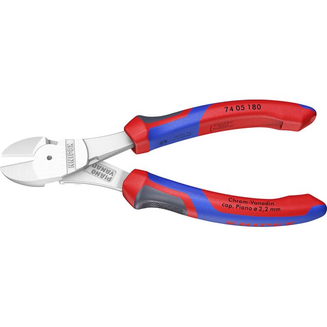stranske klešče Knipex  74 05 180 delavnica močne s faseto 180 mm