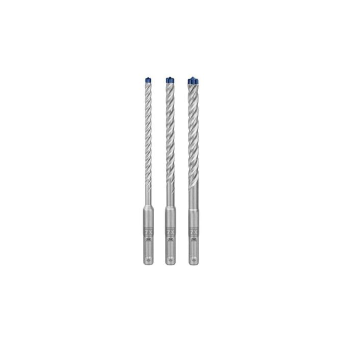 Komplet udarnih svedrov Bosch Expert SDS-plus-7X, 3-delni (Ø 6 / 8 / 10 mm, delovna dolžina 100 mm)