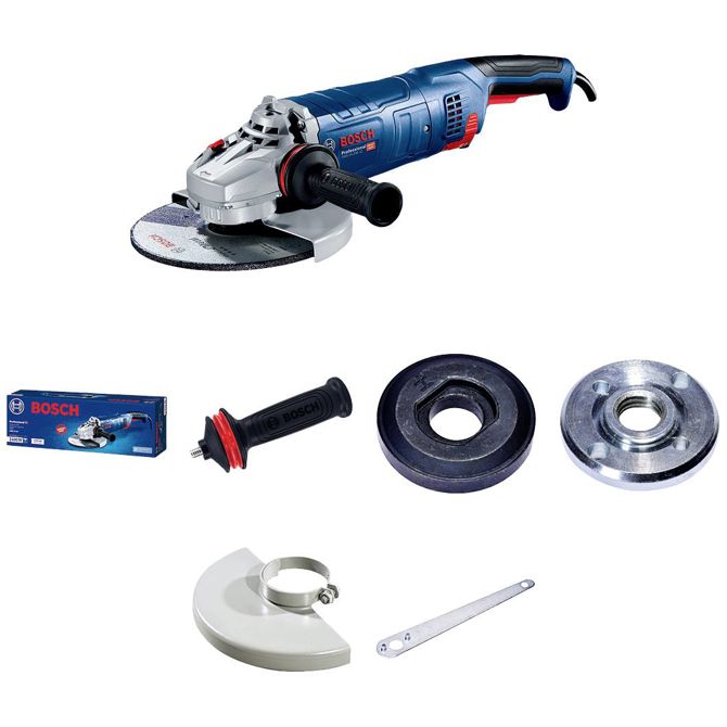 Kotni brusilnik Bosch GWS 24-230 JZ Professional (moder, 2400 W)