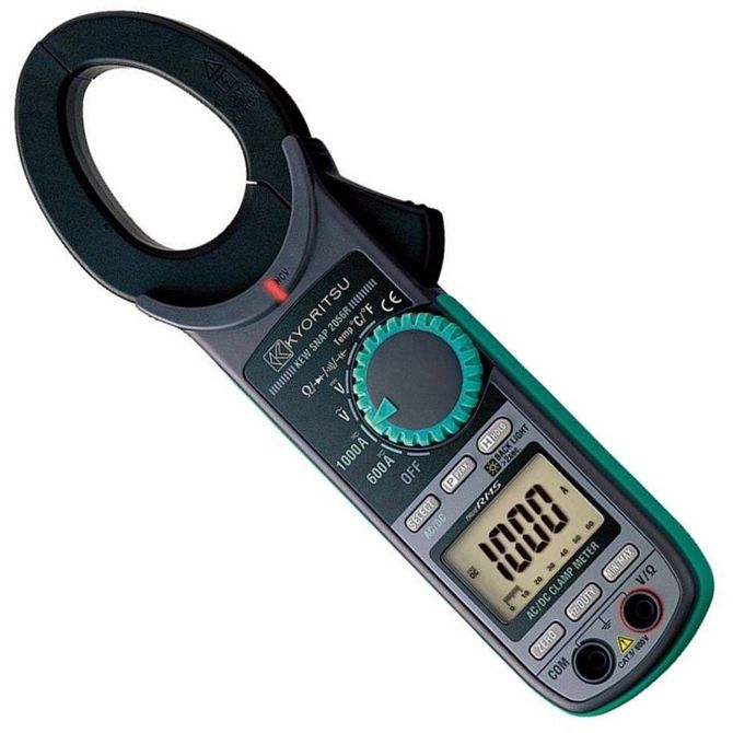 Ročni digitalni multimeter (tokovne klešče) Kyoritsu KEW-2056R, kalibracija narejena po: delovnih standardih, CAT IV 600 V 