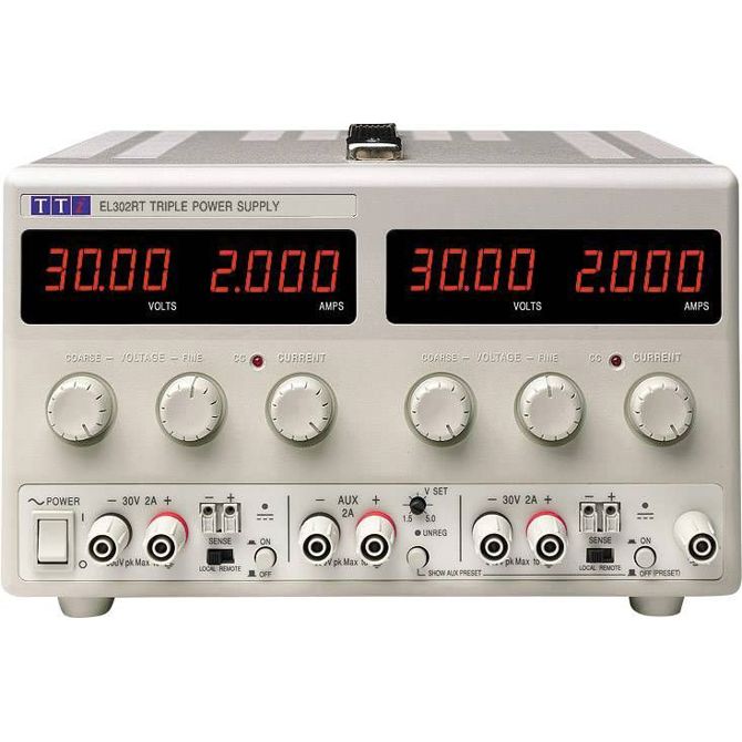 Laboratorijski napajalnik, nastavljiv Aim TTi EL302RT 0 V - 30 V/DC 0 - 2 A 130 W št. izhodov 3 x
