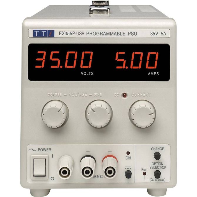 Laboratorijski napajalnik, nastavljiv Aim TTi EX355P-USB 0 - 35 V 0 - 5 A 175 W št. izhodov 1 x