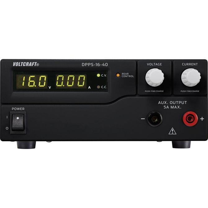Laboratorijski napajalnik, nastavljiv VOLTCRAFT DPPS-16-40 1 - 16 V/DC 0 - 40 A 640 W USB z možnostjo programiranja, število izhodov: 1 x