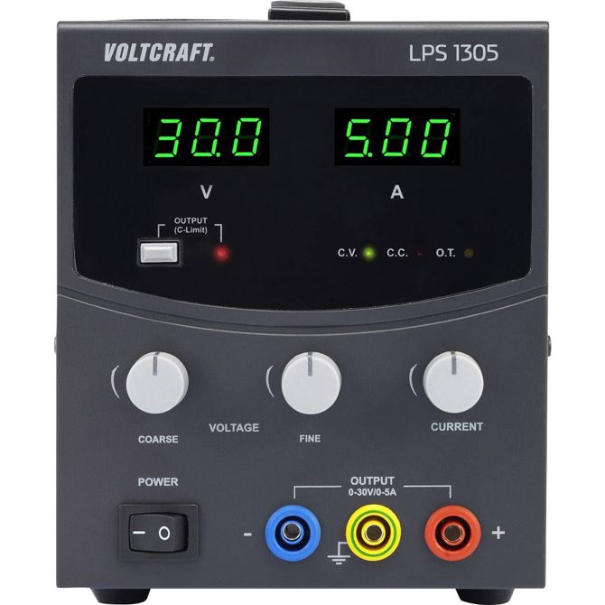 Laboratorijski napajalnik, nastavljiv VOLTCRAFT LPS1305 0 - 30 V/DC 0 - 5 A 150 W število izhodov: 1 x
