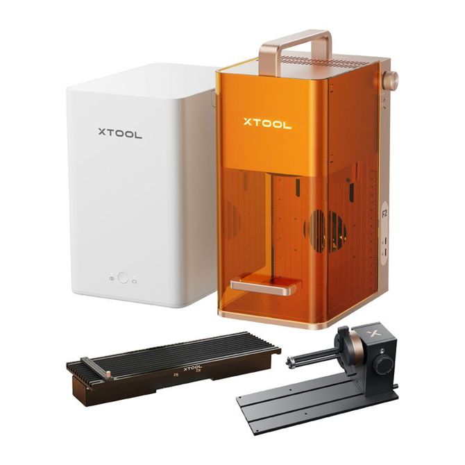 Laserski gravirni stroj 2-v-1 xTool F2 - Deluxe komplet