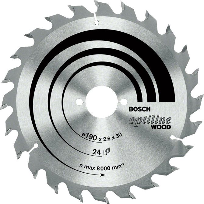 List za krožno žago Bosch PRO Wood 216 mm 60 zob 30 mm za les kotne žage