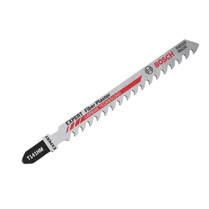 List za vbodno žago Bosch EXPERT T 141 HM karbid, za vlaknocement in mavčne plošče, T-krak, dolžina 100 mm, 3 kosi