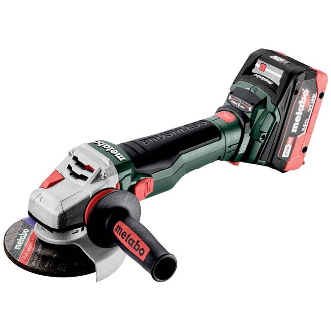 Metabo WB 18 LTX BL 15-125 Quick 601730660 akumulatorski kotni brusilnik  125 mm brezkrtačni, vklj. 2 akumulatorja, vklj. polnilnik, vklj.  kovček  18 V 5.5 Ah