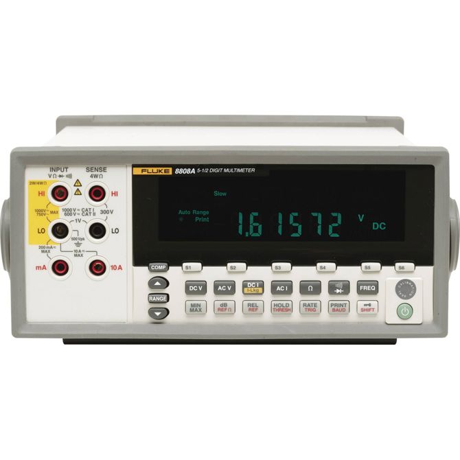 Namizni multimeter, digitalni Fluke 8808A 240V, kalibracija narejena po: delovnih standardih, CAT I 1000 V, CAT II 600 V 