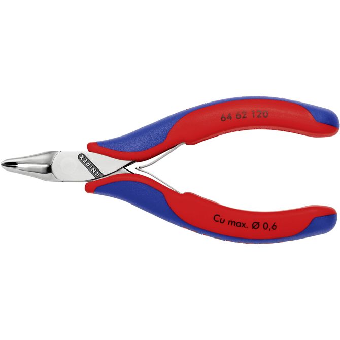 Poševne ščipalne klešče za elektroniko, s faseto, 120 mm Knipex 64 62 120