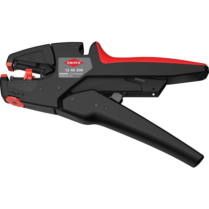 Samodejne klešče za snemanje izolacije Knipex, primerne za plastično in gumijasto izolacijo, 0.03 do 10 mm 7 do 32, 12 40 200