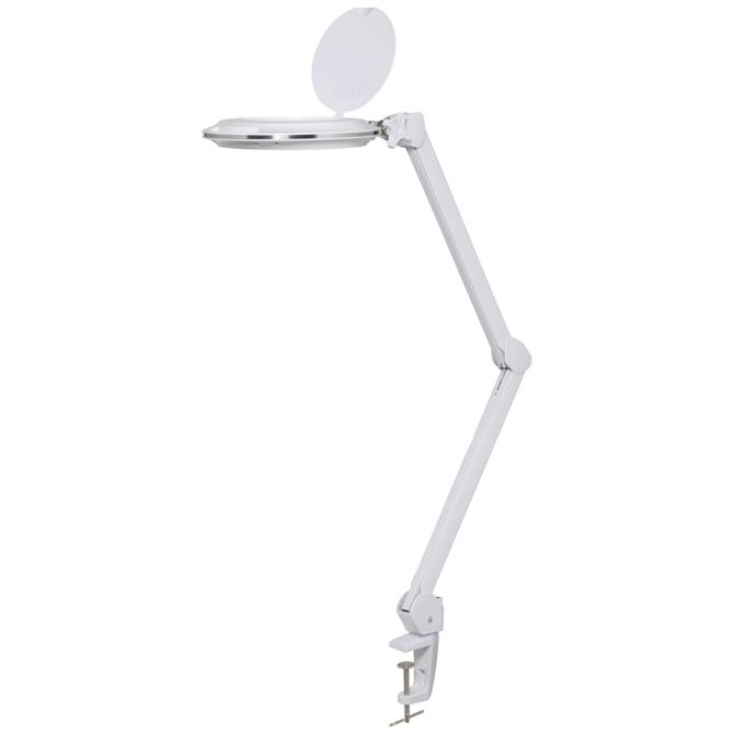 TOOLCRAFT  TO-8118210  127 mm UV LED povečevalna svetilka s kleščami, 3D  Faktor povečave: 1.75 x  EEK: F (A - G)