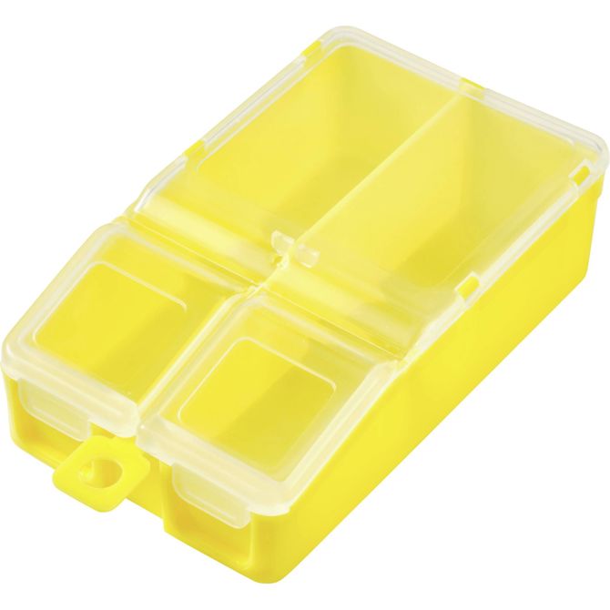 TRU COMPONENTS TC-ERB-9054 sortirni zabojnik (D x Š x V) 113 x 60 x 30 mm število predalov: 2 variabilna pregrada  Vsebina, količina, vsebina količinskih enot na prodajno enoto 1 kos