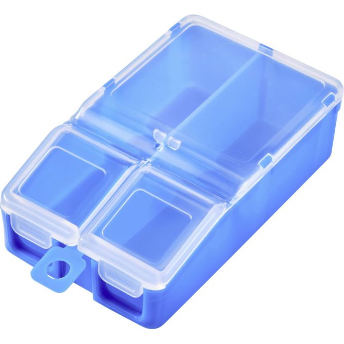 TRU COMPONENTS TC-ERB-9055 sortirni zabojnik (D x Š x V) 113 x 60 x 30 mm število predalov: 2 variabilna pregrada  Vsebina, količina, vsebina količinskih enot na prodajno enoto 1 kos