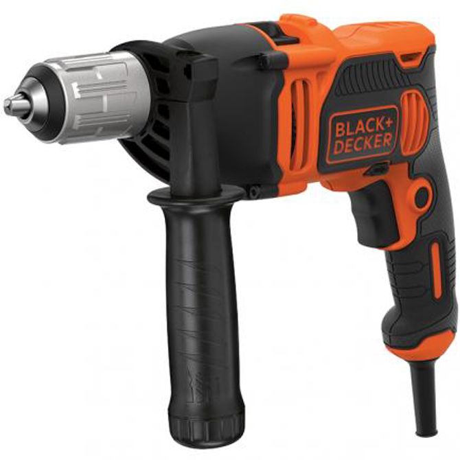 Udarni vrtalnik Black+Decker BEH850K, 850 W, oranžna/črna