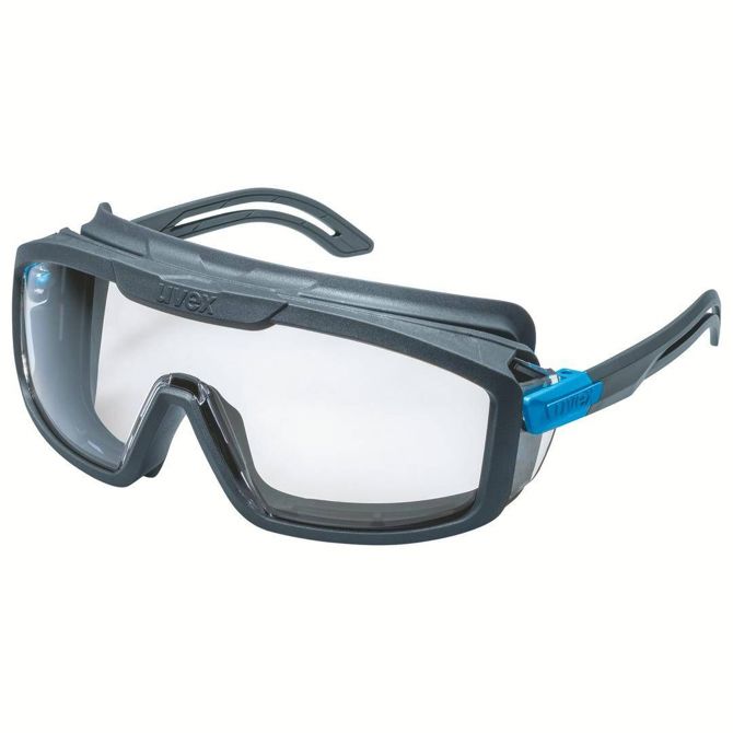 uvex i-guard 9143266 zaščitna delovna očala  siva, modra