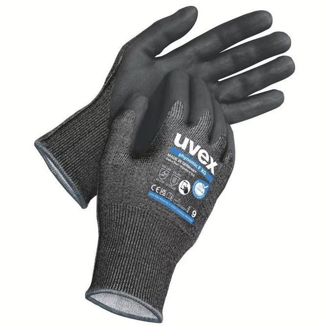 uvex phynomic F XG – najvišja zaščita pred urezninami (Cut Level F) z odličnim oprijemom v mastnih pogojih in funkcijo zaslona na dotik uvex phynomic F XG 6006812  zaščitne rokavice pred urezi Veli...