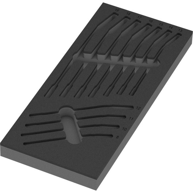 Wera 05137333001 9833 penasti vložki 1 kos (D x Š x V) 392 x 172 x 30 mm